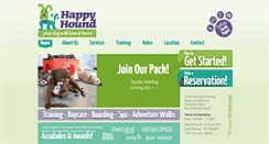 Desktop Screenshot of happyhound.com